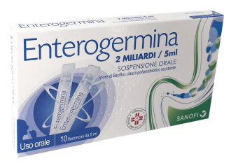 Enterogermina - 2 miliardi capsule rigide spore di bacillus clausii poliantibiotico resistente – uso orale