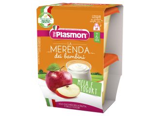 Plasmon la merenda dei bambini sapori di natura mela yogurt asettico 2 x 120 g