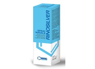 Rinosilver soluzione salina ipertonica 3% con acido ialuronico e argento colloidale spray nasale 20 ml
